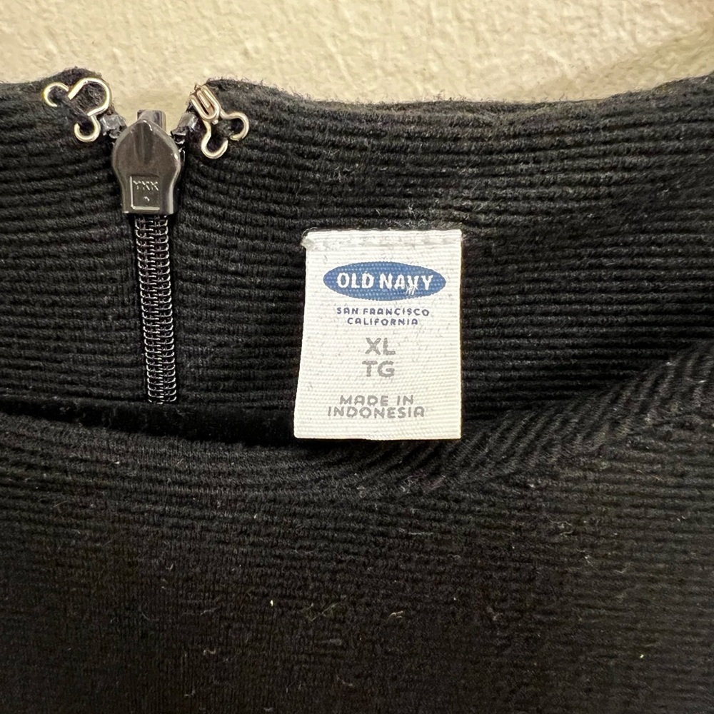 Old Navy Classic Black Mini Dress - Picture 2 of 2